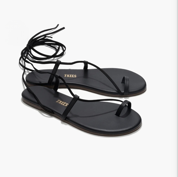 5/5.5 TKEES Jo Lace-up Sandals in Bleeker Deep Chocolate Brown, EU 36 - Picture 2 of 16